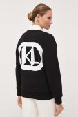 Кофта Karl Lagerfeld жіноча колір чорний з принтом (3362319)
