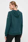 Кофта Columbia жіноча колір зелений з капюшоном з принтом (3492231)