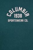 Кофта Columbia жіноча колір зелений з капюшоном з принтом (3492231)