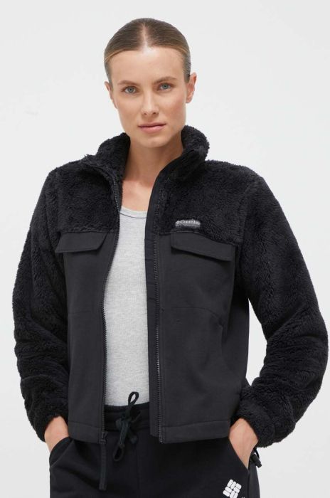 Кофта Columbia жіноча колір чорний однотонна (3506431)