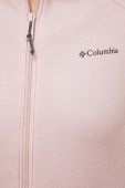 Спортивна кофта Columbia Col Hike Tech колір рожевий однотонна