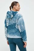 Спортивна кофта Columbia Helvetia Iconic Sister з капюшоном з аплікацією колір блакитний