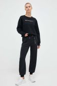 Кофта EA7 Emporio Armani жіноча колір чорний з принтом (3332619)