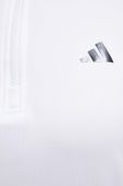 Тренувальна кофта adidas Performance колір білий однотонна