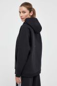 Кофта adidas Z.N.E жіноча колір чорний з капюшоном однотонна (3382713)