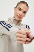 Тренувальна кофта adidas Performance Tiro 23 Club Winterized колір бежевий з аплікацією