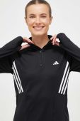 Тренувальна кофта adidas Performance Hyperglam колір чорний з принтом