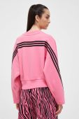 Кофта adidas жіноча колір рожевий з аплікацією (3327481)