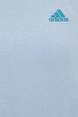 Кофта adidas жіноча  візерунок колір блакитний (3337808)