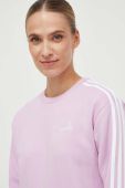 Кофта adidas жіноча колір рожевий з аплікацією (3557518)
