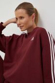 Кофта adidas жіноча колір бордовий з аплікацією