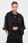 Кофта adidas Originals жіноча колір чорний з аплікацією (3359796)
