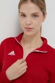 Тренувальна кофта adidas Performance Entrada 22 колір червоний однотонна (3304704)