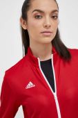 Тренувальна кофта adidas Performance Entrada 22 колір червоний однотонна (3331627)