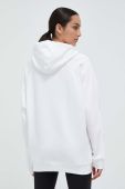 Кофта adidas жіноча колір білий з капюшоном однотонна (3319552)