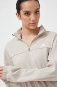 Тренувальна кофта adidas Performance Training Essentials колір бежевий однотонна