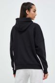 Кофта adidas жіноча колір чорний з капюшоном з аплікацією (3327493)