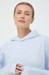 Кофта Helly Hansen жіноча з капюшоном однотонна колір блакитний