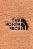 Кофта The North Face жіноча колір коричневий з аплікацією