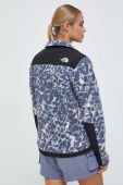 Спортивна кофта The North Face Denali візерунок колір блакитний
