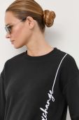Кофта Armani Exchange жіноча колір чорний з принтом (3362327)