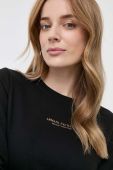 Кофта Armani Exchange жіноча колір чорний з принтом (3461675)
