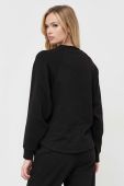 Кофта Armani Exchange жіноча колір чорний з аплікацією (3495974)