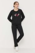 Кофта Liu Jo жіноча колір чорний з аплікацією (3383168)