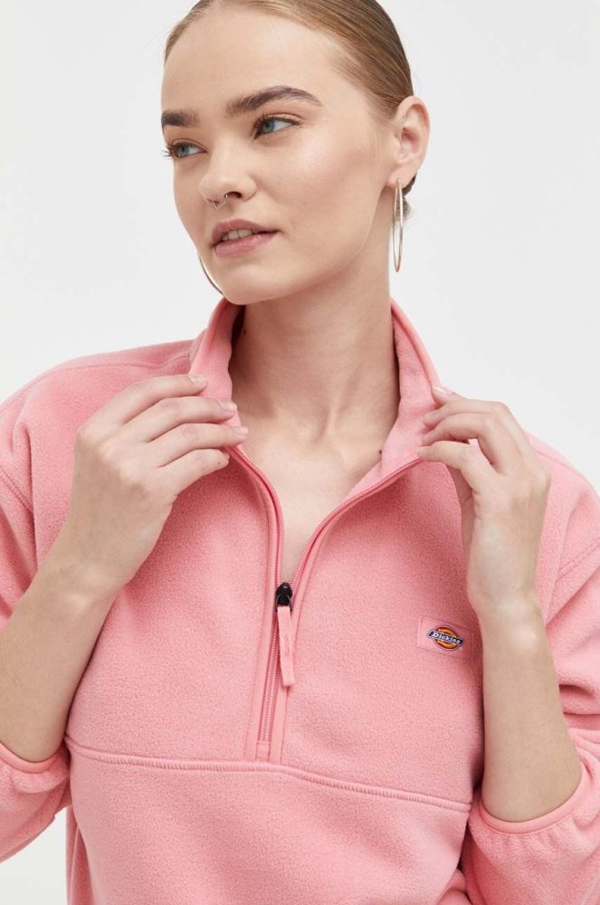 Кофта Dickies жіноча колір рожевий однотонна