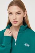 Кофта Dickies жіноча колір зелений однотонна (3519697)