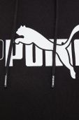Кофта Puma жіноча колір чорний з капюшоном з принтом (3441498)