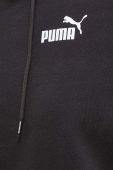 Кофта Puma жіноча колір чорний з капюшоном з принтом (3553528)