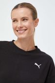 Кофта Puma жіноча колір чорний однотонна (3436941)