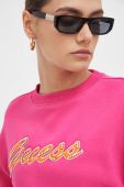 Кофта Guess жіноча колір рожевий з аплікацією (3605395)