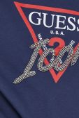 Кофта Guess жіноча колір синій з аплікацією (3656661)