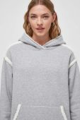 Кофта UGG жіноча колір сірий з капюшоном однотонна (3601115)