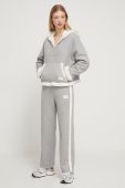 Кофта UGG жіноча колір сірий з капюшоном меланж