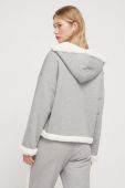 Кофта UGG жіноча колір сірий з капюшоном меланж