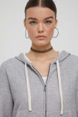 Кофта UGG жіноча колір сірий з капюшоном однотонна (3470201)