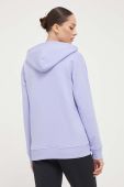 Кофта Vans жіноча колір фіолетовий з капюшоном з принтом (3470205)