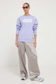 Кофта Vans жіноча колір фіолетовий з принтом