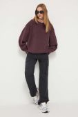 Кофта Vans жіноча колір бордовий з аплікацією