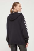 Кофта Vans жіноча колір чорний з капюшоном з принтом (3506481)