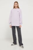 Кофта Vans жіноча колір фіолетовий з аплікацією