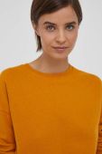 Бавовняна кофта Pepe Jeans жіноча колір помаранчевий з принтом