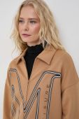 Кофта Max Mara Leisure жіноча колір коричневий з принтом (3597357)
