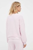 Кофта лаунж United Colors of Benetton колір рожевий однотонна