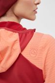 Спортивна кофта LA Sportiva Session Tech Hoody колір червоний з капюшоном візерунок