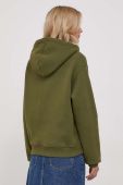 Кофта Tommy Hilfiger жіноча колір зелений з капюшоном з принтом