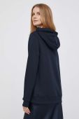 Бавовняна кофта Tommy Hilfiger жіноча колір синій з капюшоном з аплікацією (3473348)
